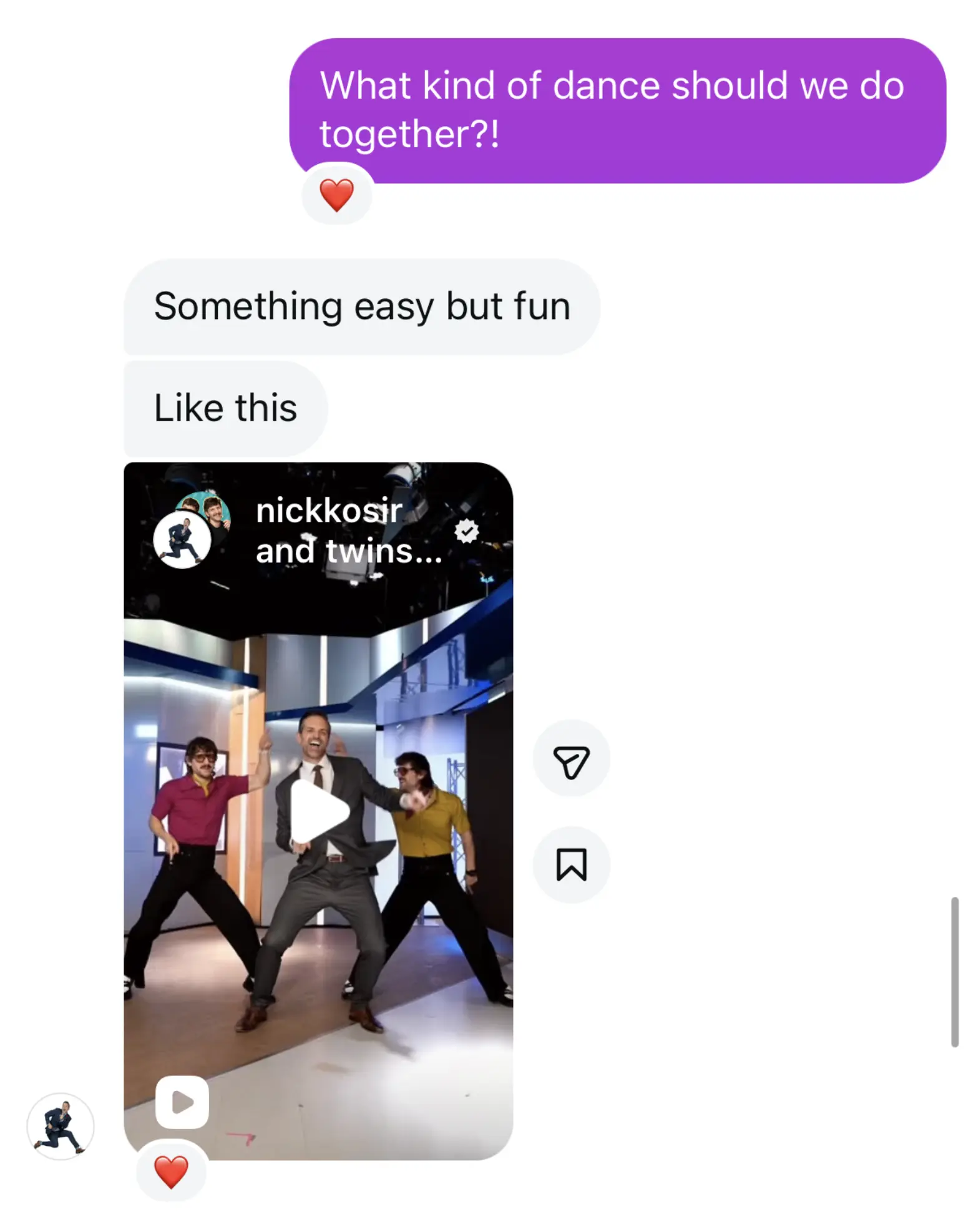 Nick's reply